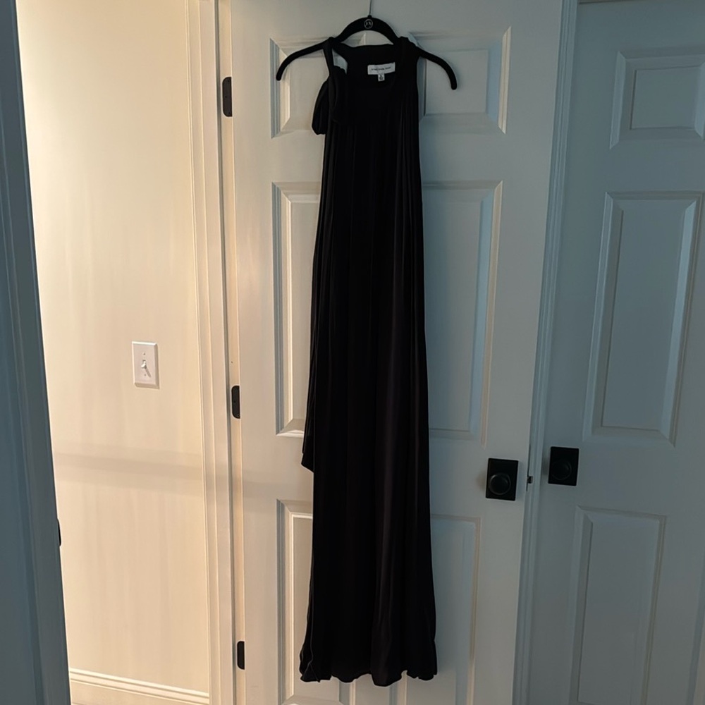 Something Navy Black Maxi Dress